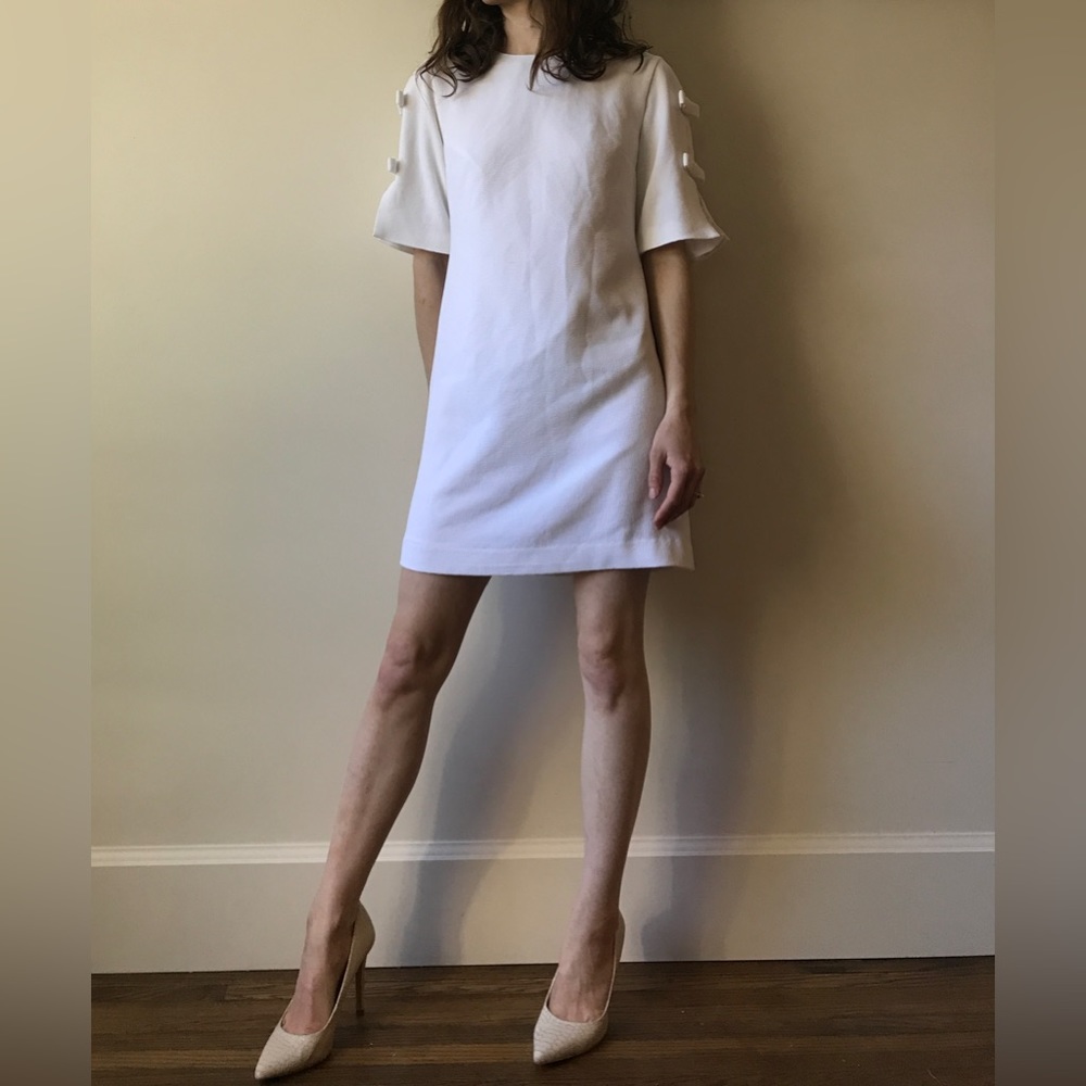 Club Monaco white cocktail dress